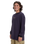 The Quiksilver Mens Mercury Old Hoops Long Sleeve T-Shirt in Purple Velvet