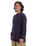 The Quiksilver Mens Mercury Old Hoops Long Sleeve T-Shirt in Purple Velvet