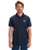 The Quiksilver Mens Stretch Polo Shirt in Dark Navy