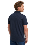 The Quiksilver Mens Stretch Polo Shirt in Dark Navy