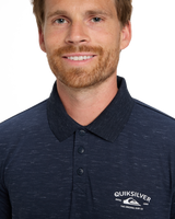 The Quiksilver Mens Stretch Polo Shirt in Dark Navy