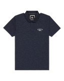 The Quiksilver Mens Stretch Polo Shirt in Dark Navy