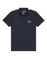 The Quiksilver Mens Stretch Polo Shirt in Dark Navy