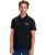 The Quiksilver Mens Stretch Polo Shirt in Black