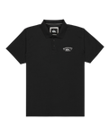 The Quiksilver Mens Stretch Polo Shirt in Black
