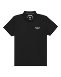 The Quiksilver Mens Stretch Polo Shirt in Black