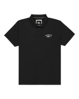 The Quiksilver Mens Stretch Polo Shirt in Black