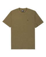 The Quiksilver Mens Slub Roundneck T-Shirt in Grape Leaf