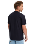 The Quiksilver Mens Slub Roundneck T-Shirt in Dark Navy