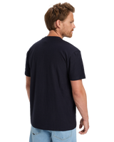 The Quiksilver Mens Slub Roundneck T-Shirt in Dark Navy