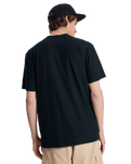 The Quiksilver Mens Slub Roundneck T-Shirt in Black