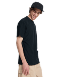 The Quiksilver Mens Slub Roundneck T-Shirt in Black