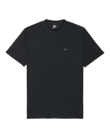 The Quiksilver Mens Slub Roundneck T-Shirt in Black