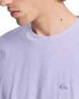 The Quiksilver Mens Slub Roundneck T-Shirt in Orchid Petal