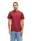 The Quiksilver Mens Slub Roundneck T-Shirt in Oxblood Red