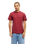 The Quiksilver Mens Slub Roundneck T-Shirt in Oxblood Red