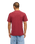 The Quiksilver Mens Slub Roundneck T-Shirt in Oxblood Red