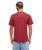 The Quiksilver Mens Slub Roundneck T-Shirt in Oxblood Red