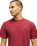The Quiksilver Mens Slub Roundneck T-Shirt in Oxblood Red