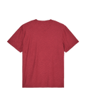 The Quiksilver Mens Slub Roundneck T-Shirt in Oxblood Red