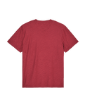The Quiksilver Mens Slub Roundneck T-Shirt in Oxblood Red