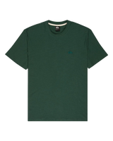 Slub Roundneck T-Shirt in Trekking Green