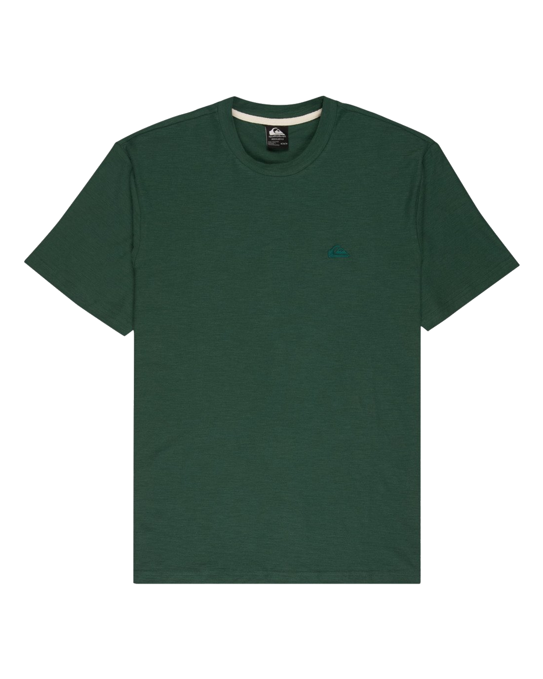 Slub Roundneck T-Shirt in Trekking Green