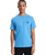 The Quiksilver Mens Dola Injected Slub T-Shirt in Riviera