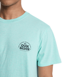 The Quiksilver Mens Dola Dola Injected T-Shirt in Brook Green