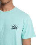The Quiksilver Mens Dola Dola Injected T-Shirt in Brook Green