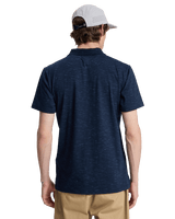 The Quiksilver Mens Stretch Polo Shirt in Dark Navy