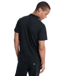 The Quiksilver Mens Stretch Polo Shirt in Black