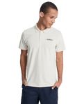 The Quiksilver Mens Stretch Polo Shirt in Bone