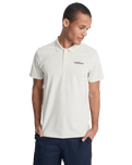 The Quiksilver Mens Stretch Polo Shirt in Bone