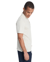 The Quiksilver Mens Stretch Polo Shirt in Bone