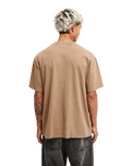 The Quiksilver Mens Guana Washed T-Shirt in Pine Bark