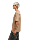 The Quiksilver Mens Guana Washed T-Shirt in Pine Bark