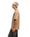 The Quiksilver Mens Guana Washed T-Shirt in Pine Bark