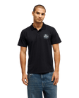 The Quiksilver Mens Stretch Polo Shirt in Black