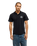 The Quiksilver Mens Stretch Polo Shirt in Black