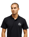 The Quiksilver Mens Stretch Polo Shirt in Black