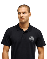 The Quiksilver Mens Stretch Polo Shirt in Black