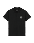The Quiksilver Mens Stretch Polo Shirt in Black