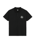 The Quiksilver Mens Stretch Polo Shirt in Black