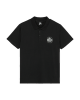 The Quiksilver Mens Stretch Polo Shirt in Black