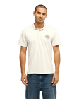 The Quiksilver Mens Stretch Polo Shirt in Bone White