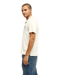 The Quiksilver Mens Stretch Polo Shirt in Bone White