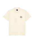 The Quiksilver Mens Stretch Polo Shirt in Bone White