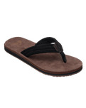 Carver Suede 26 Plus Flip Flops in Brown 2