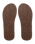Carver Suede 26 Plus Flip Flops in Brown 2